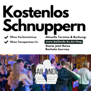 Kostenlos Schnuppern Freitag 23.05.2025, 18:00 Uhr Leader/Follower
