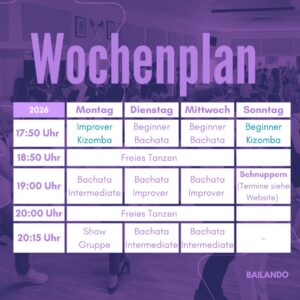 Bachata – Beginner – Start 04.02. + 04.03.