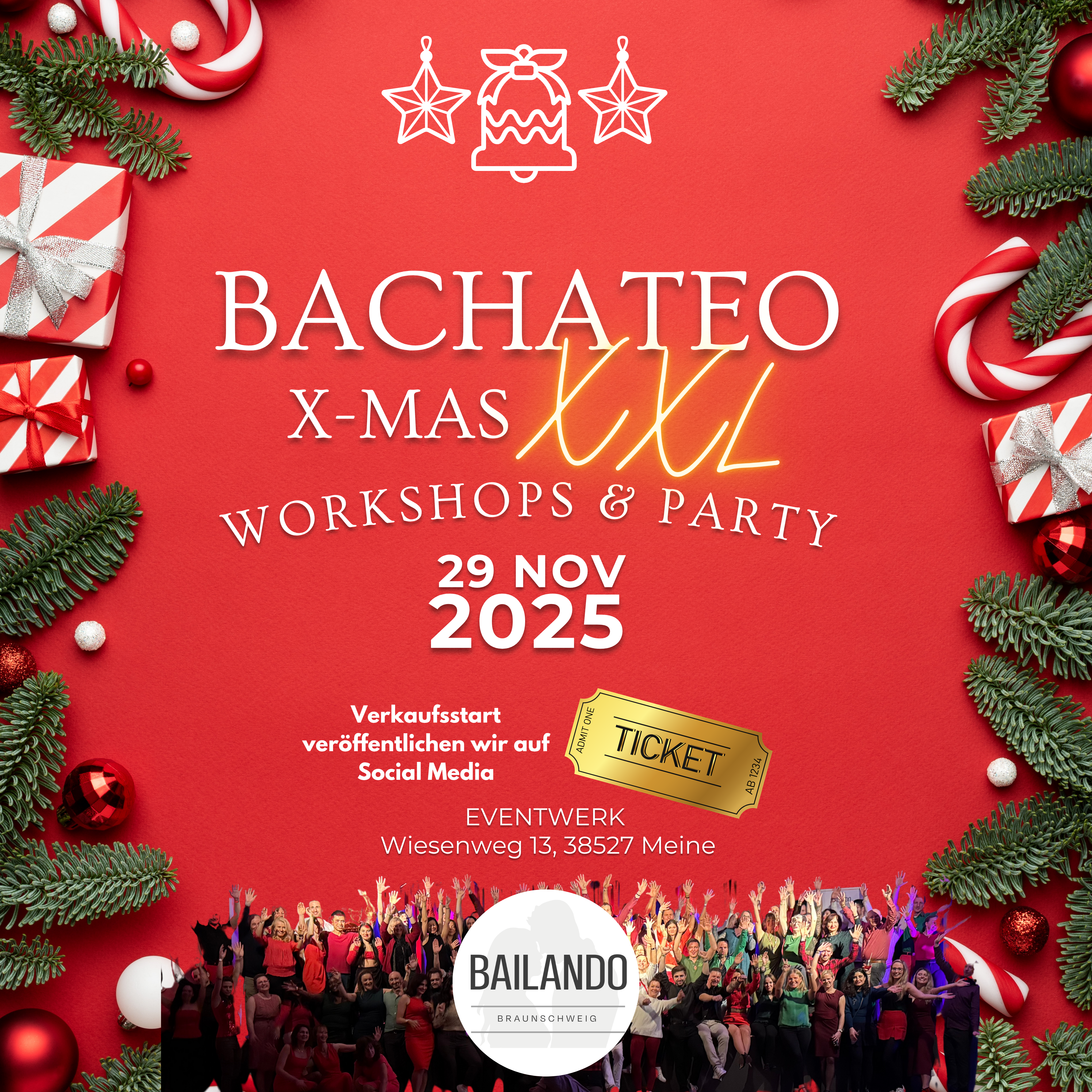 Bachateo XXL – X-Mas –  29.11.2025