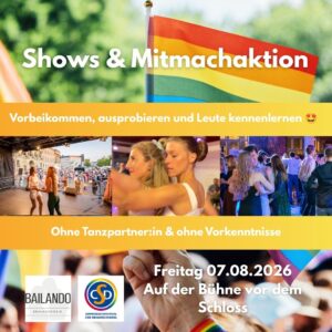 Bailando @ CSD –  Shows & Schnuppern ohne Tanzpartner:in