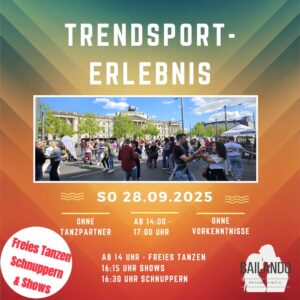 Bailando @ Trendsporterlebnis So 28.09.25 14 -17Uhr- Freies Tanzen, Shows & Schnuppern
