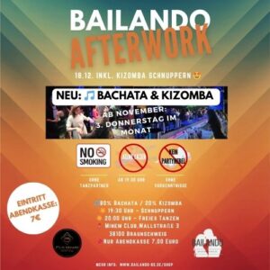 Afterwork – Do. 18.12. inkl. Schnuppern – OHNE ANMELDUNG