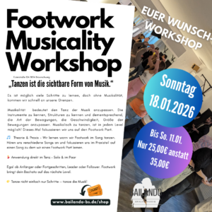 Musicality Footwork Workshop – So. 18.01.2026