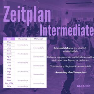 Bachata Intermediate – 3 Monate