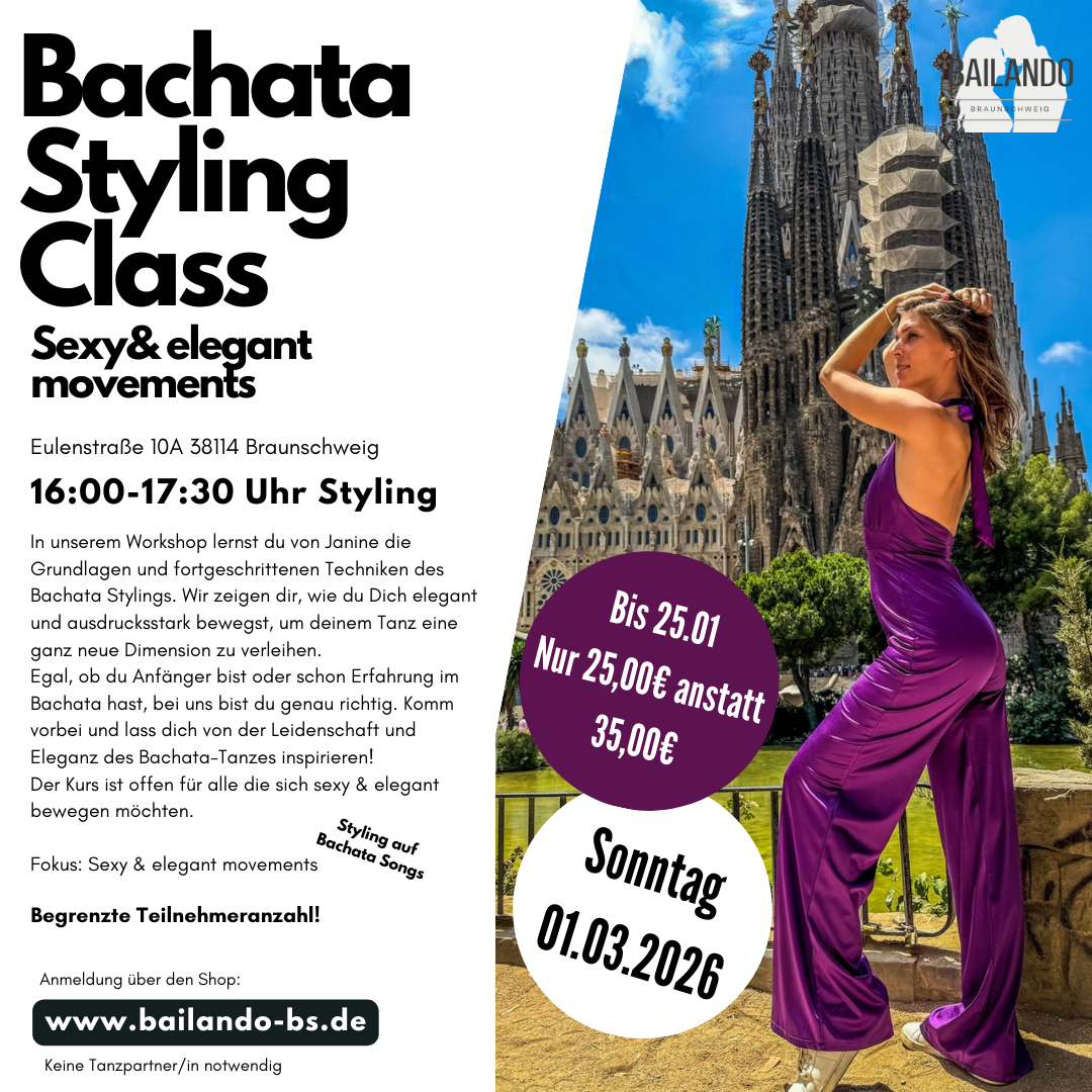 Bachata Styling Workshop - Sonntag 01.03.2026