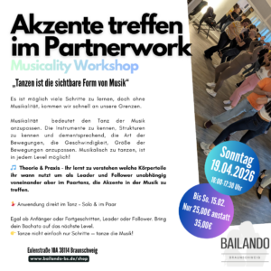 Musicality Workshop – Akzente treffen im Partnerwork – So. 19.04.2026
